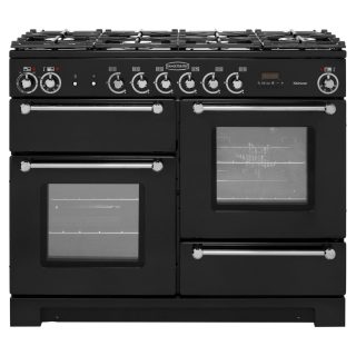 Rangemaster Kitchener KCH110DFFBLC 1100mm Dual Fuel Range Cooker