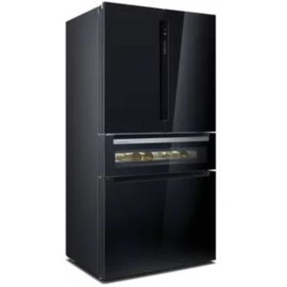 Siemens KF96RSBEA iQ700 572L NoFrost American Style Fridge Freezer - Black