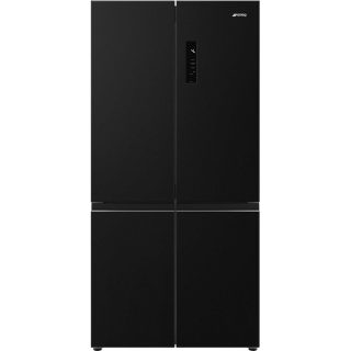Smeg FQI60KD 522L American Style Fridge Freezer - Black